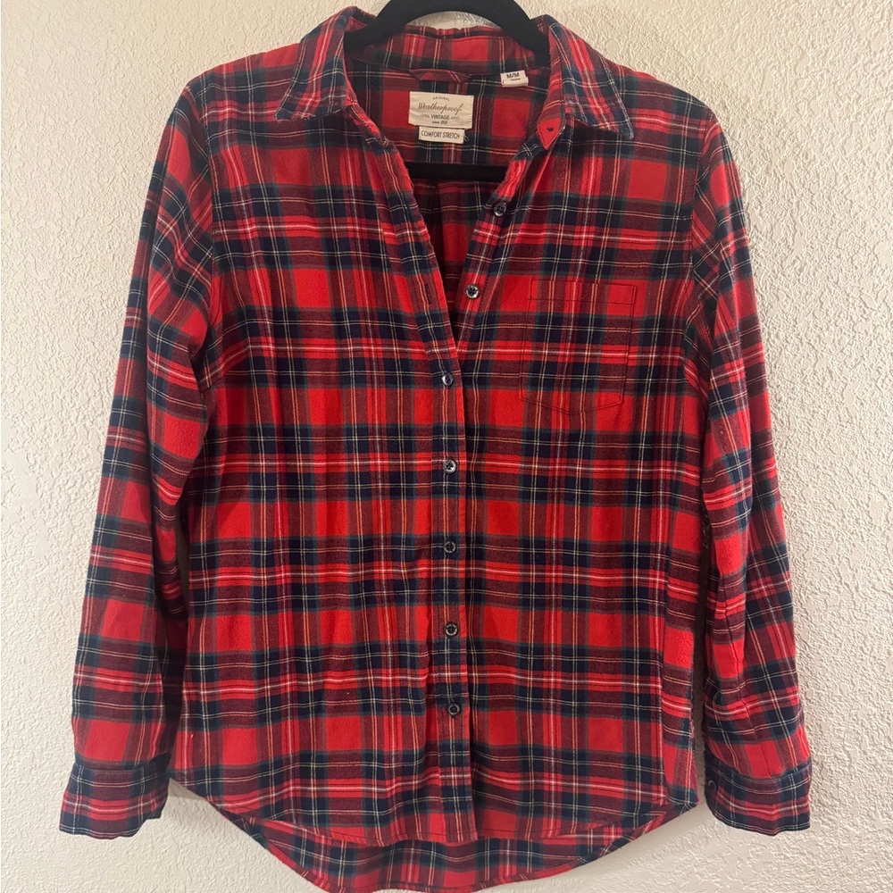 Original Comfort Weatherproof Vintage flannel Top Stretch Comfort